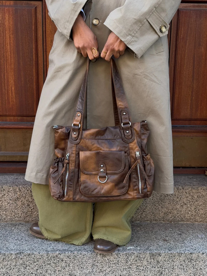 Nevana shoulder bag - Brown