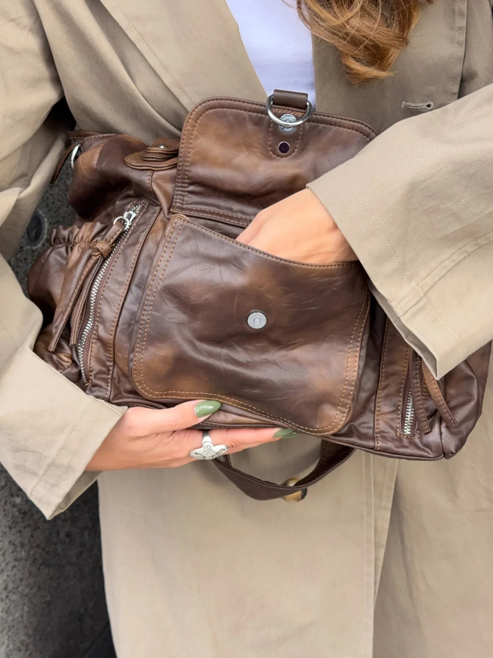 Nevana bag - Dark brown