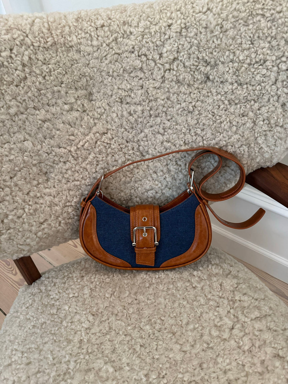 Marseille bag - Blue/brown