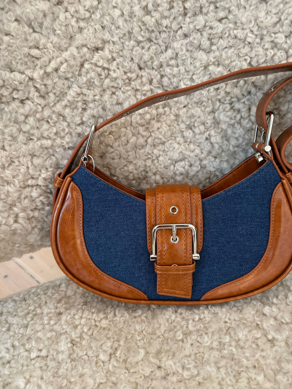 Marseille bag - Blue/brown