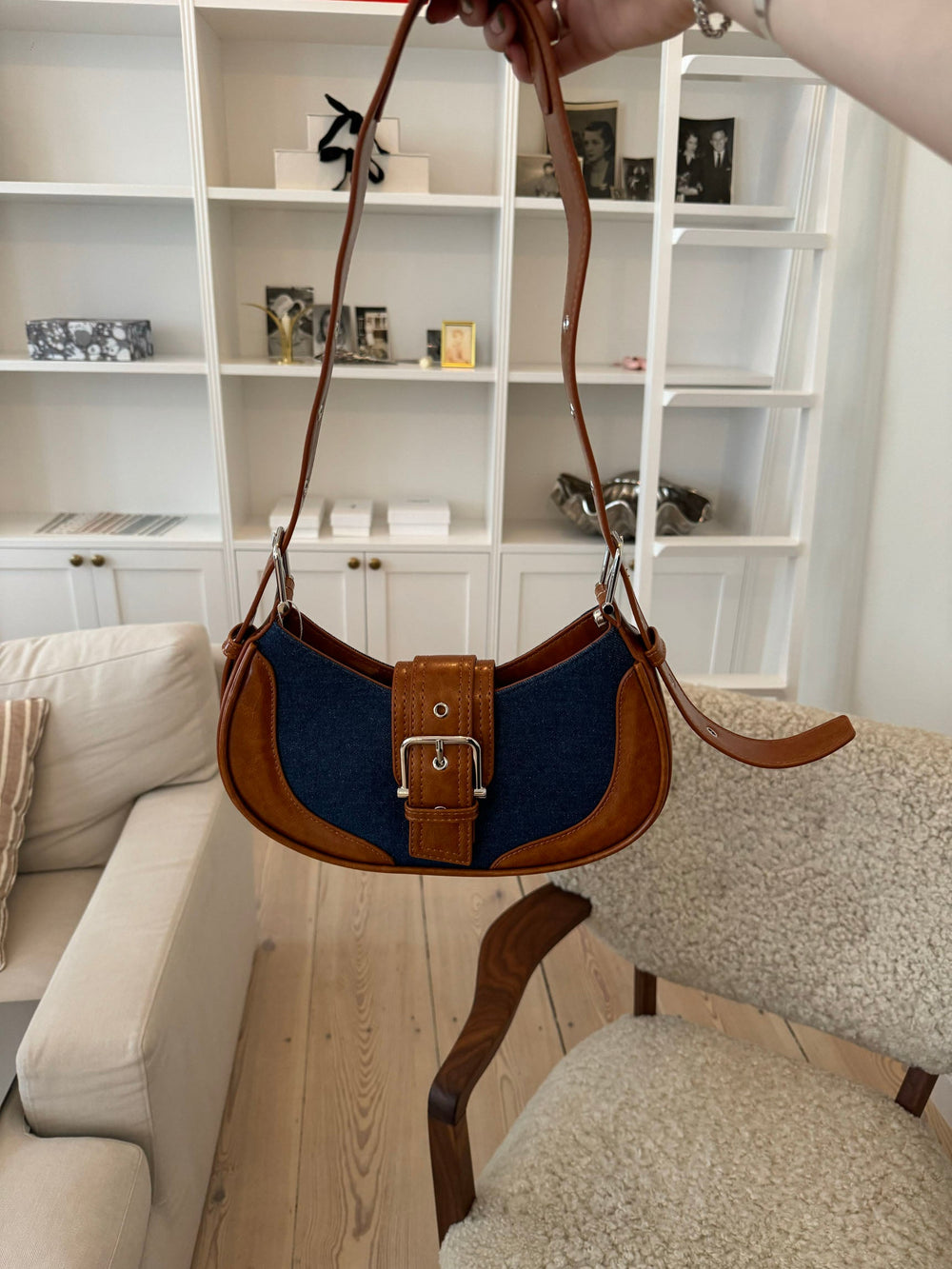 Marseille bag - Blue/brown