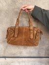 Mura bag in suede leather - Brown