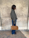 Mura bag in suede leather - Brown