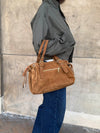 Mura bag in suede leather - Brown