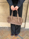 Mura bag in suede leather - Taupe