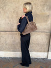 Mura bag in suede leather - Taupe