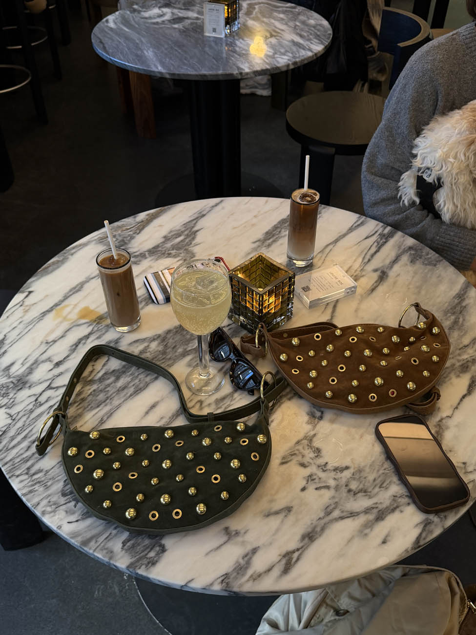 Loana bag with studs - Green