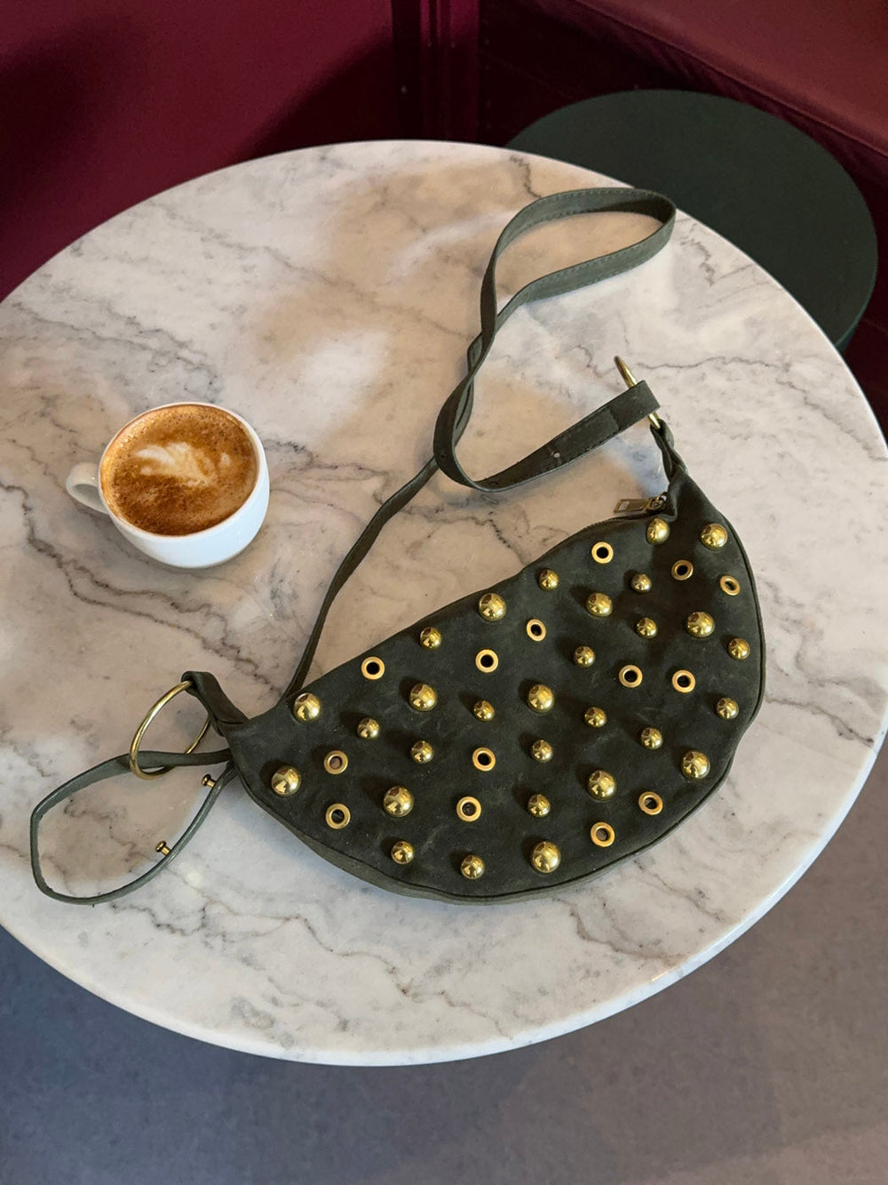 Loana bag with studs - Green