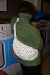 Cia bag with polka dots - White