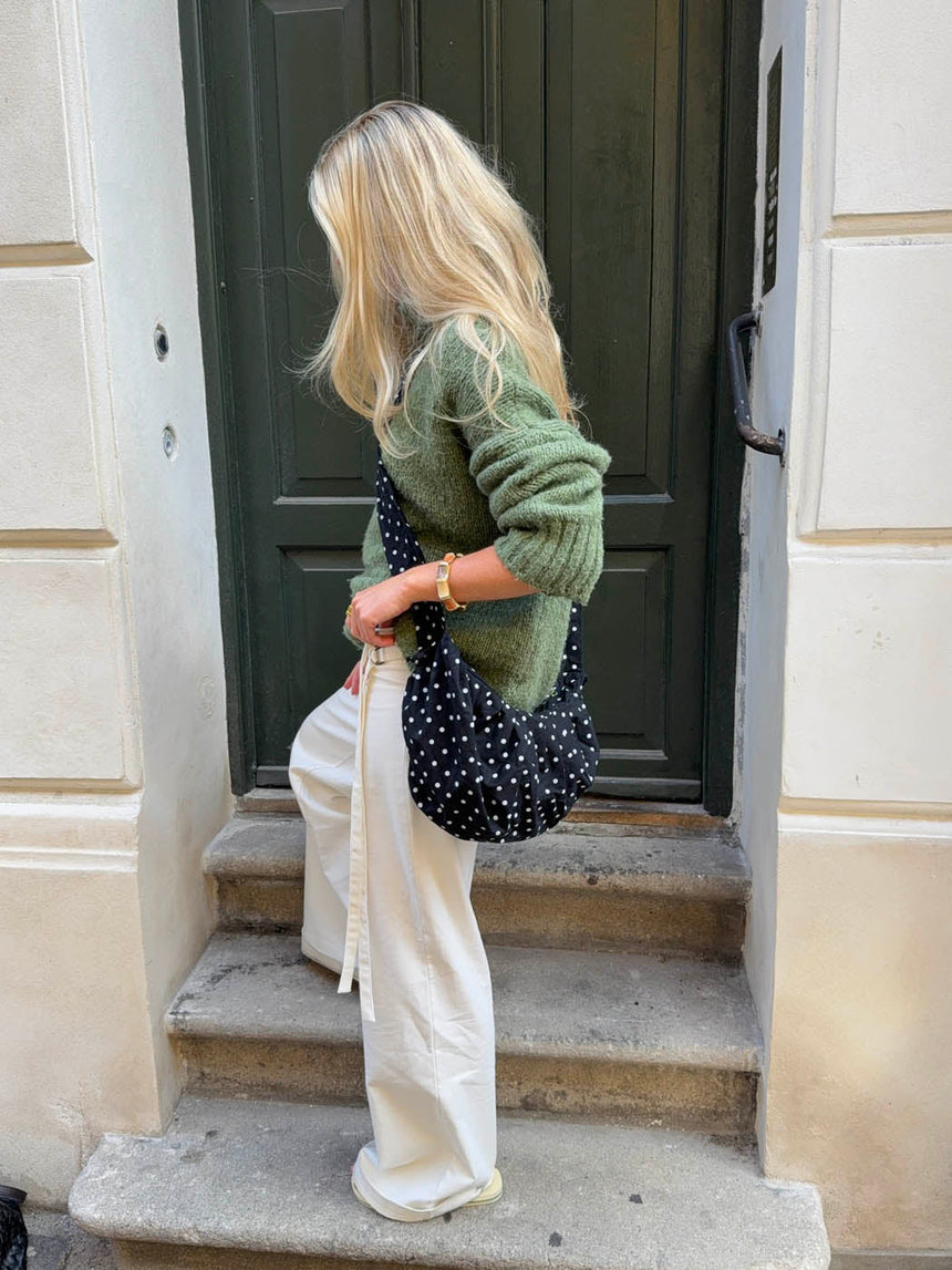 Cia bag with polka dots - Black