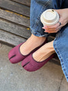 Tavela split toe ballerina - Red