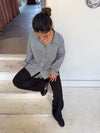 Liora checkered shirt - Grey