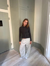 Delores checkered suit trousers - Beige