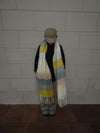 Gale scarf - Yellow/grey/brown