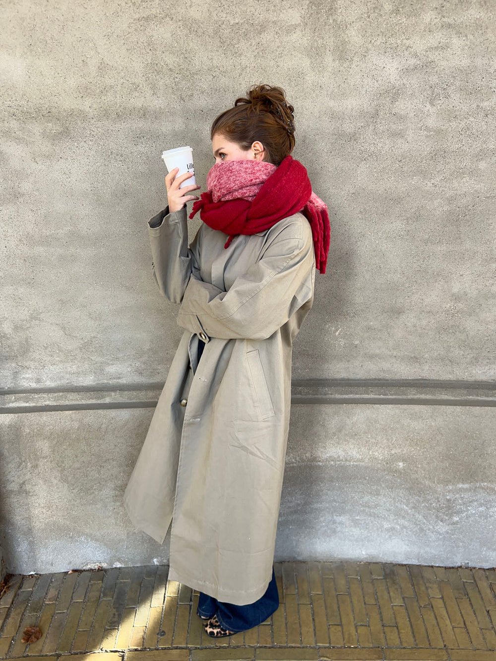 Gale scarf - Red