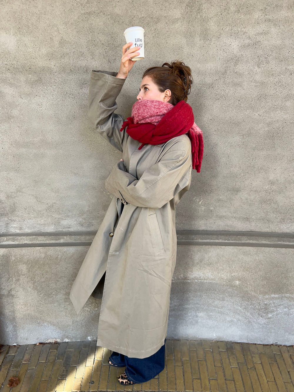 Gale scarf - Red