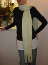 Gale scarf - Yellow/off white