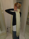 Gale scarf - Yellow/off white