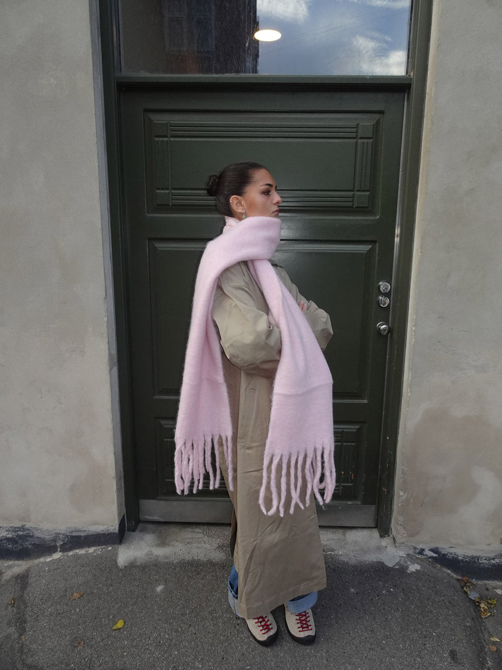 Gale scarf - Light pink