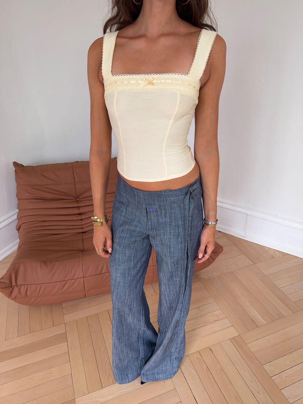 Icana top - Yellow