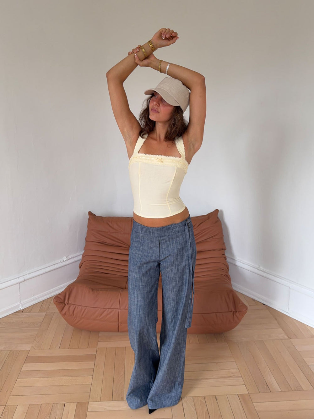 Icana top - Yellow