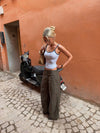 Albeina top - Light blue/dark blue