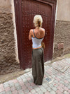 Albeina top - Light blue/dark blue
