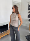 Louise top - Taupe