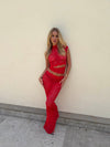 Marisol skirt in lace - Red