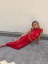 Marisole top in lace - Red
