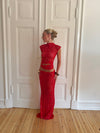 Marisol skirt in lace - Red