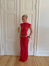 Marisol skirt in lace - Red