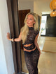 Marisole top in lace - Black