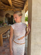Marisole top in lace - White