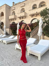 Marisol skirt in lace - Red
