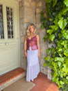 Tiago top with pattern – Purple