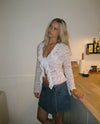 Floria top with lace - Hvid