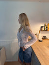 Floria top with lace - Hvid