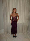 Nadja asymmetric skirt – Purple