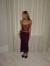 Nadja asymmetric skirt – Purple