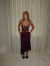 Nadja asymmetric skirt – Purple