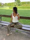 Serafina top with details – White