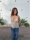 Zuza top with details - Off white