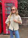 Malin Tomkins 3/4 sleeve jacket - Beige