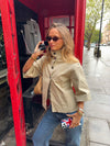 Malin Tomkins 3/4 sleeve jacket - Beige