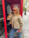 Malin Tomkins 3/4 sleeve jacket - Beige