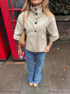 Malin Tomkins 3/4 sleeve jacket - Beige