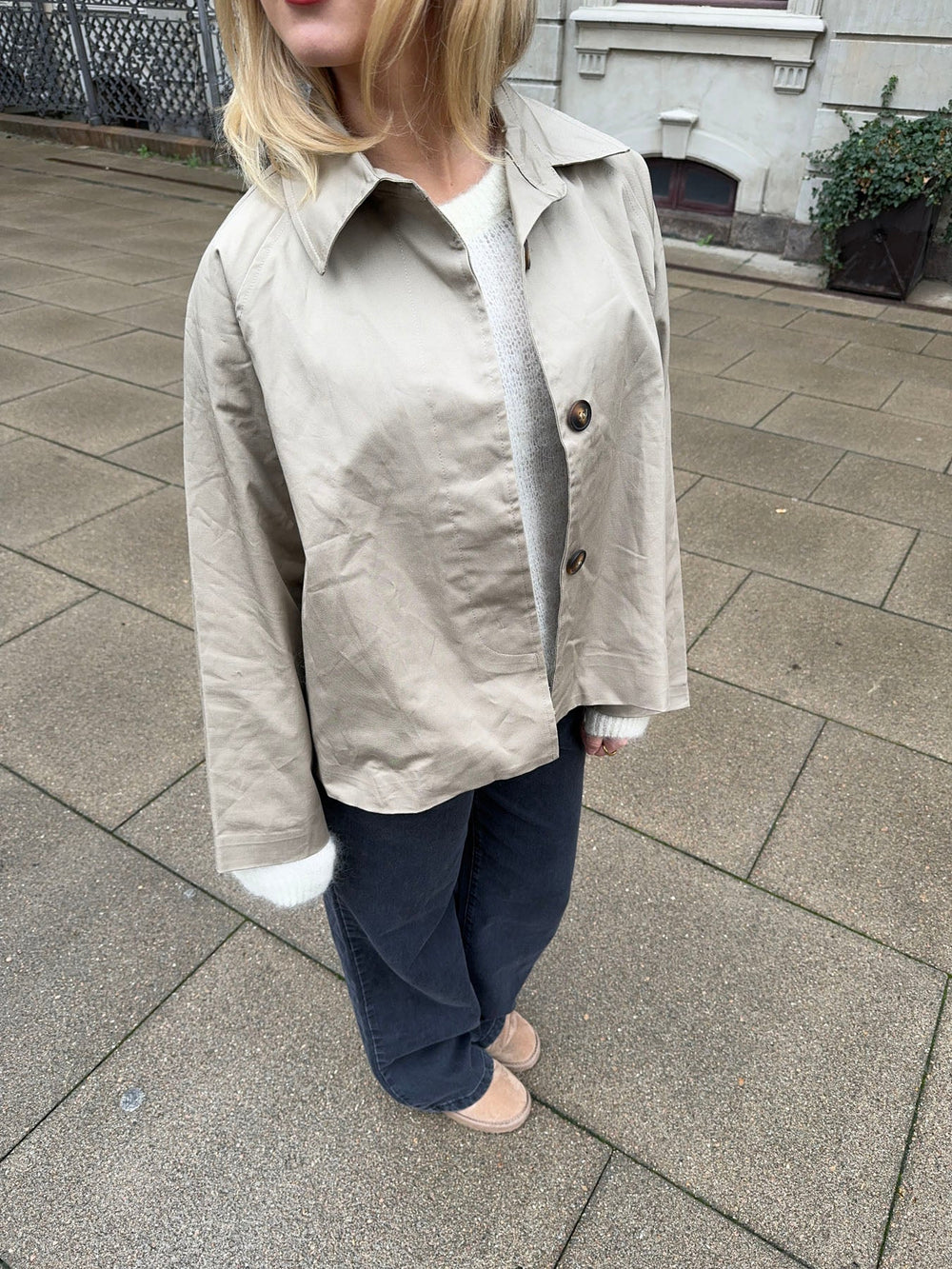 Monica short trenchcoat - Beige
