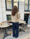 Noami trenchcoat with collar - Beige/navy