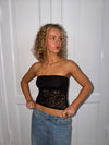 Zera lace top - Black